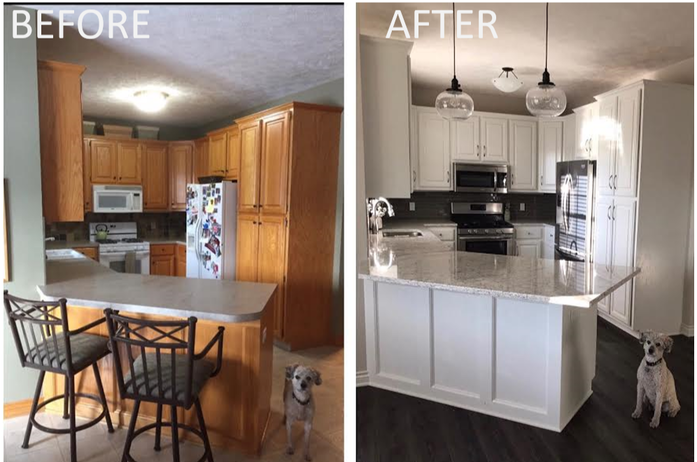 Shelly S Kitchen Painting Get Your, Kitchen Cabinet Painters Grand Rapids Mi