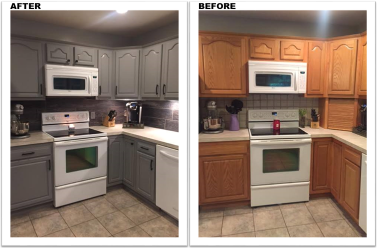 Kitchen cabinet painting grand rapids mi before and after
